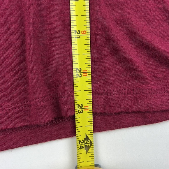 A new day burgundy sleeveless top with pompom trim - Picture 5 of 7